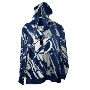 Tampa Bay Blue Lightning Master Snipe Pullover Hoodie‎ Youth Size Lg (14-16)-New